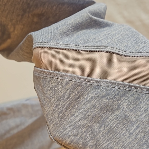 Forever 21 workout leggings atletic light blue mesh panel boho gym essentials - Picture 11 of 16